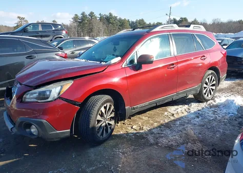2015 Subaru Outback 2.5I Limited z USA, uszkodzony, nr VIN 4S4BSALC5F3320450